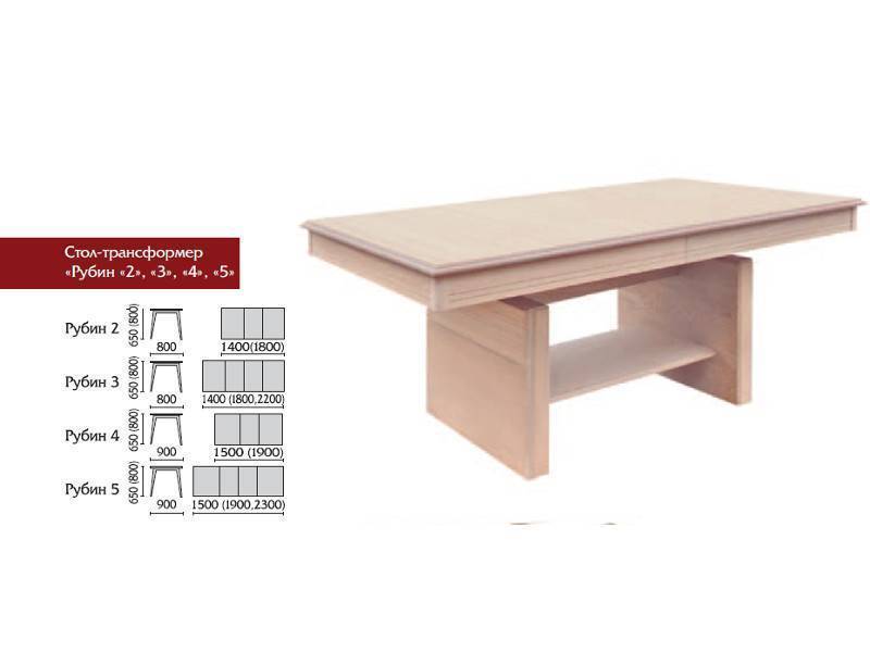 стол рубин 2,3,4,5 в Ростове-на-Дону