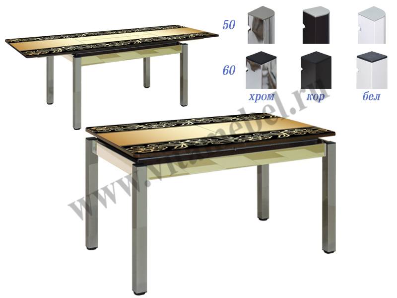 стол 25 раздвижной с фотопечатью в Ростове-на-Дону