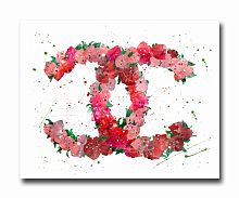 постер coco flowers a4 в Ростове-на-Дону