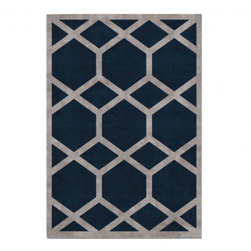 ковер ahston blue 120x170 синий в Ростове-на-Дону