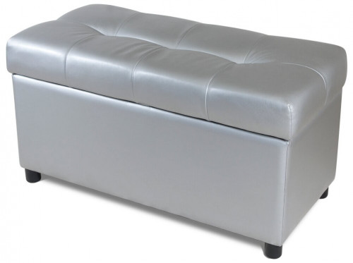 пуф шарм-дизайн рондо 100 серебро в Ростове-на-Дону