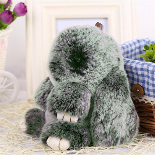 меховой зайка брелок зелёный в Ростове-на-Дону