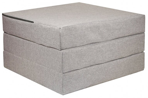 пуф шарм-дизайн матрас мобильный шаг светло-серый в Ростове-на-Дону