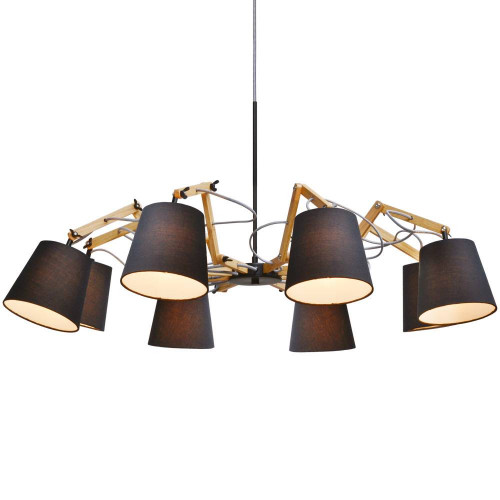 подвесная люстра arte lamp pinoccio a5700lm-8bk в Ростове-на-Дону