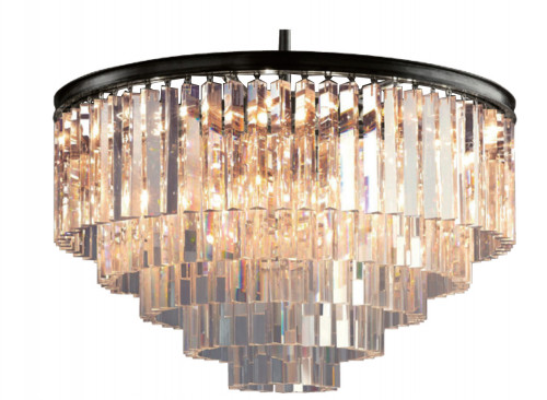 люстра odeon 5 rings черное основание в Ростове-на-Дону