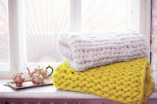 плед нежность жёлтый малый в Ростове-на-Дону