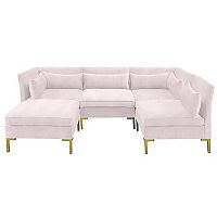 диван zara sectional угловой розовый в Ростове-на-Дону