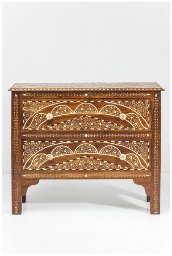 kare design комод sherazade, коллекция "шахерезада", ручная работа 100,5*85*35, палисандр, верблюжья кость, коричневый в Ростове-на-Дону