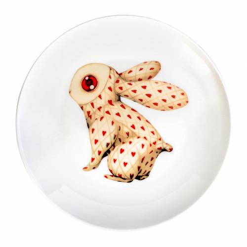 тарелка сумасшедший кролик карточный в Ростове-на-Дону