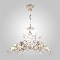 подвесная люстра eurosvet афелия 60021/6 белый с золотом в Ростове-на-Дону