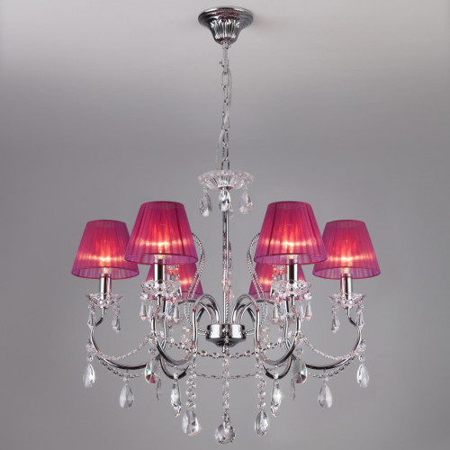 подвесная люстра eurosvet 1050/6 хром в Ростове-на-Дону