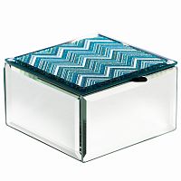 шкатулка голубая 10х10х6,5 см в Ростове-на-Дону