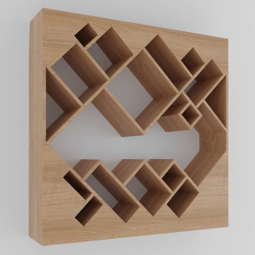 стеллаж геометрия дуб от odingeniy в Ростове-на-Дону