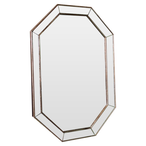 зеркало венецианское восьмиугольное вытянутое в состаренной раме ludovic base в Ростове-на-Дону