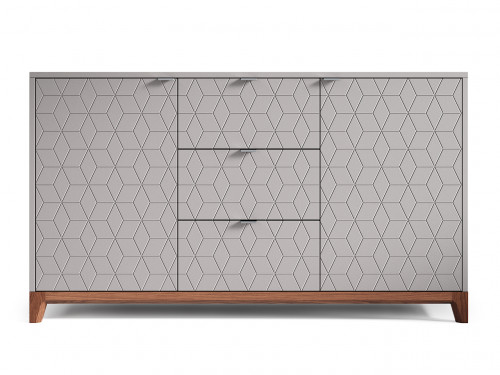 комод case №1 дуб тобакко платиновый гравировка 3 в Ростове-на-Дону