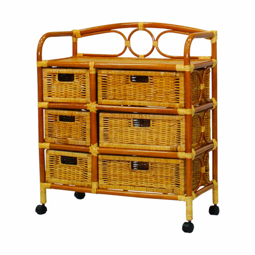 комод, плетёный из ротанга rider (светлый) в Ростове-на-Дону