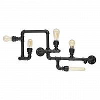 потолочная люстра ideal lux plumber pl5 nero в Ростове-на-Дону