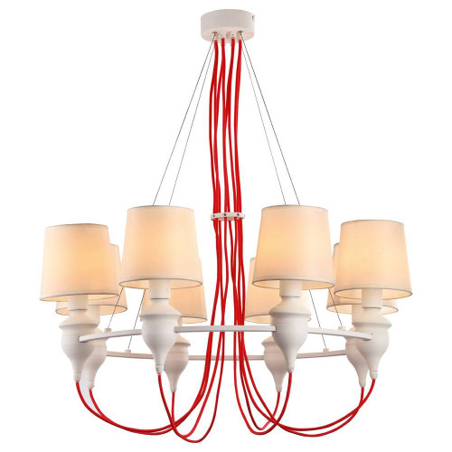 подвесная люстра arte lamp sergio a3325lm-8wh в Ростове-на-Дону