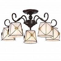 потолочная люстра arte lamp 72 a5495pl-5br в Ростове-на-Дону