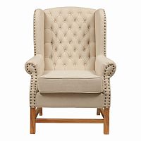 кресло мягкое с ушами french provincial armchair бежевое в Ростове-на-Дону