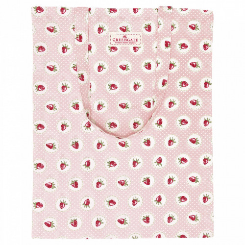 сумка хлопковая strawberry pale pink в Ростове-на-Дону