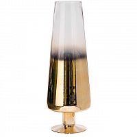 ваза стеклянная розовое золото с прозрачным d11,5х55 в Ростове-на-Дону