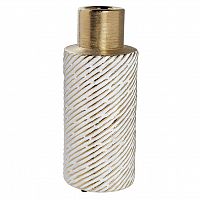 золотая керамическая ваза 12x12x29,5 см в Ростове-на-Дону