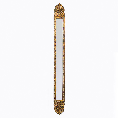 зеркало настенное золотое узкое с резьбой трокадеро в Ростове-на-Дону