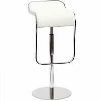 барный стул lem style piston stool белая кожа в Ростове-на-Дону