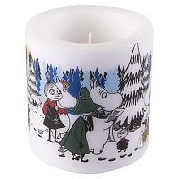 свеча большая moomin зимний лес, 8 см в Ростове-на-Дону