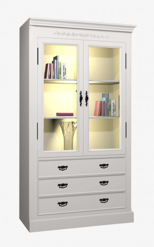 витрина встраиваемая марсель с правым уголком с узором молочный в Ростове-на-Дону