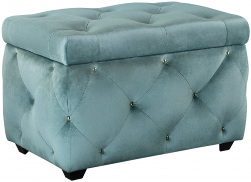 сундук leset classic-е64 велюр yd-25b бирюзовый/ножки пластик в Ростове-на-Дону