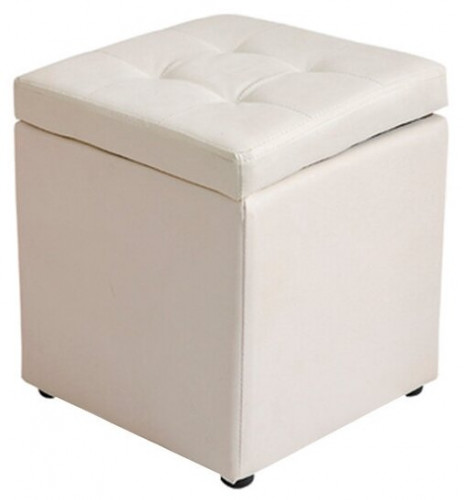 пуф шарм-дизайн евро с ящиком экокожа беж в Ростове-на-Дону