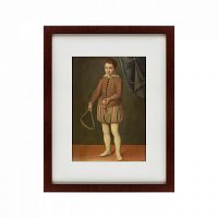 картина: portrait of a boy holding a tennis racket and ball, 1600 в Ростове-на-Дону