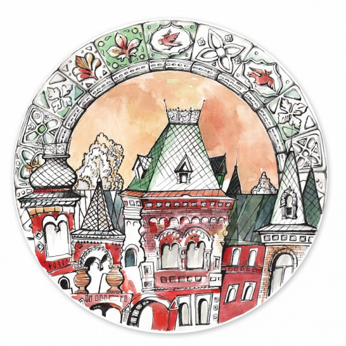 тарелка сувенирная русский дом в Ростове-на-Дону