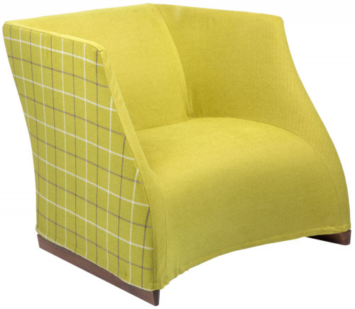 кресло vivienne armchair yellow checkerboard в Ростове-на-Дону