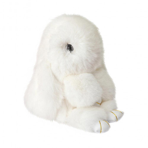 меховой зайка брелок белый в Ростове-на-Дону