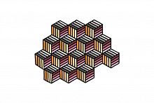 ковер parquet hexagon orange 305x188 от gan в Ростове-на-Дону