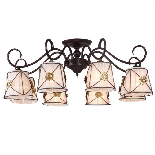потолочная люстра arte lamp 72 a5495pl-8br в Ростове-на-Дону