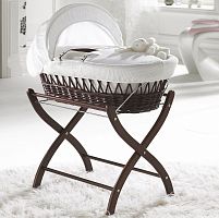 колыбель-переноска gift wicker moses basket темная, белое белье в Ростове-на-Дону