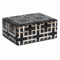 чёрная шкатулка стеклянная abbe маленькая в Ростове-на-Дону