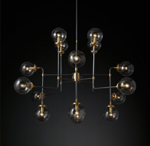 люстра bistro 16 черная, бронза в Ростове-на-Дону