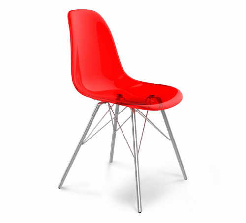 стул dsr красный s37 (eames style) в Ростове-на-Дону