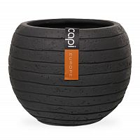 бонн, ваза ребристая, 18*15, антрацит в Ростове-на-Дону