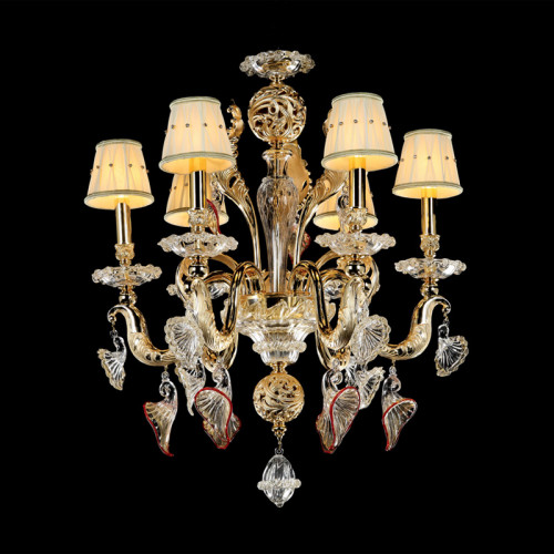 люстра md102729-6a от illuminati золото/янтарная в Ростове-на-Дону