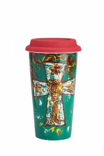 термостакан с силиконовой крышкой dark cross в Ростове-на-Дону