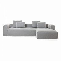 диван blok sofa 3 правый угол светло-серый от la forma (ex julia grup) в Ростове-на-Дону