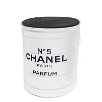 декоративная бочка- пуф chanel №5 white m в Ростове-на-Дону