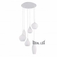 подвесная люстра ideal lux soft sp6 bianco в Ростове-на-Дону