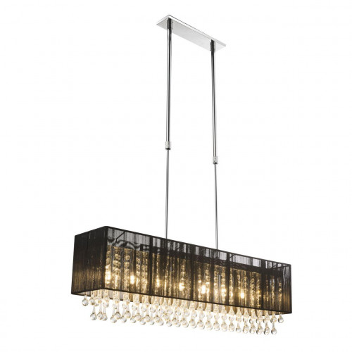 подвесная светодиодная люстра globo bagana 15095h2 черная в Ростове-на-Дону